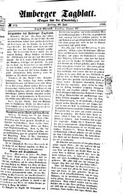 Amberger Tagblatt Freitag 27. Juli 1866