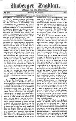 Amberger Tagblatt Samstag 25. August 1866