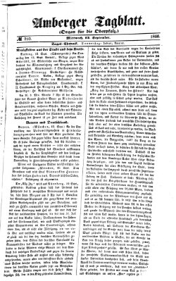 Amberger Tagblatt Mittwoch 12. September 1866