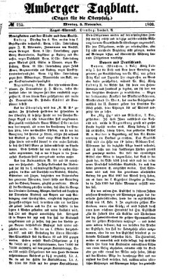 Amberger Tagblatt Montag 5. November 1866