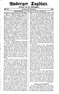 Amberger Tagblatt Samstag 17. November 1866