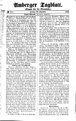 Amberger Tagblatt Freitag 21. Dezember 1866