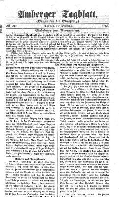 Amberger Tagblatt Samstag 29. Dezember 1866