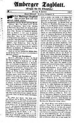 Amberger Tagblatt Freitag 4. Januar 1867