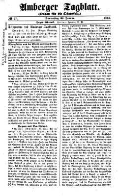 Amberger Tagblatt Donnerstag 31. Januar 1867
