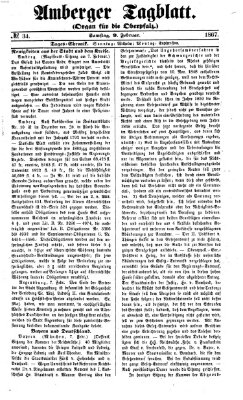 Amberger Tagblatt Samstag 9. Februar 1867