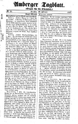 Amberger Tagblatt Dienstag 12. Februar 1867