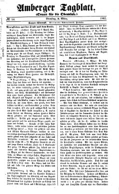 Amberger Tagblatt Dienstag 5. März 1867