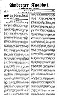 Amberger Tagblatt Dienstag 9. April 1867