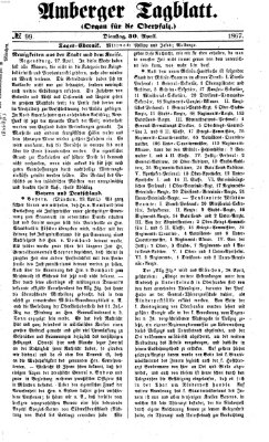 Amberger Tagblatt Dienstag 30. April 1867