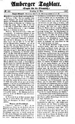 Amberger Tagblatt Samstag 4. Mai 1867