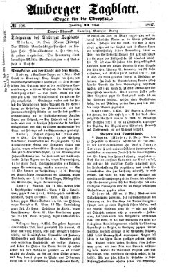 Amberger Tagblatt Freitag 10. Mai 1867