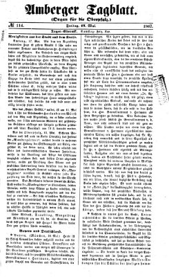 Amberger Tagblatt Freitag 17. Mai 1867