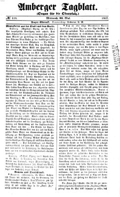 Amberger Tagblatt Mittwoch 22. Mai 1867