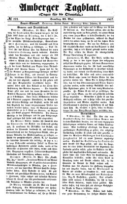 Amberger Tagblatt Samstag 25. Mai 1867