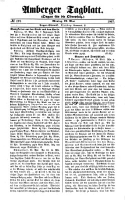 Amberger Tagblatt Montag 27. Mai 1867