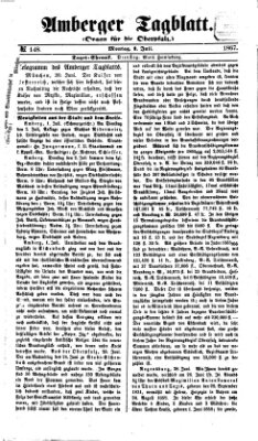 Amberger Tagblatt Montag 1. Juli 1867