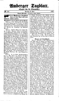 Amberger Tagblatt Freitag 5. Juli 1867