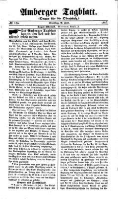 Amberger Tagblatt Dienstag 9. Juli 1867