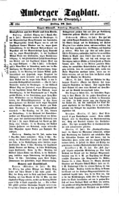 Amberger Tagblatt Freitag 19. Juli 1867