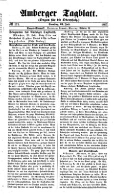 Amberger Tagblatt Samstag 27. Juli 1867