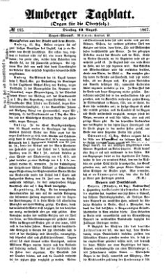 Amberger Tagblatt Dienstag 13. August 1867