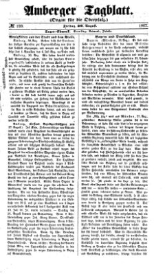 Amberger Tagblatt Freitag 30. August 1867