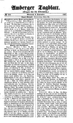 Amberger Tagblatt Mittwoch 4. September 1867