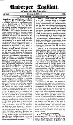 Amberger Tagblatt Dienstag 1. Oktober 1867