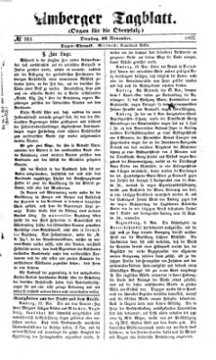 Amberger Tagblatt Dienstag 12. November 1867