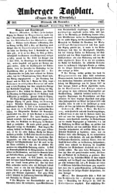 Amberger Tagblatt Mittwoch 13. November 1867