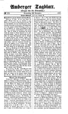 Amberger Tagblatt Donnerstag 28. November 1867