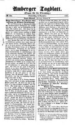 Amberger Tagblatt Donnerstag 5. Dezember 1867