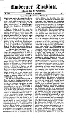 Amberger Tagblatt Montag 9. Dezember 1867