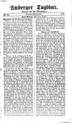 Amberger Tagblatt Dienstag 31. Dezember 1867