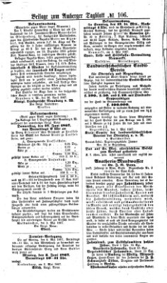 Amberger Tagblatt Mittwoch 8. Mai 1867