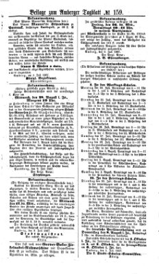 Amberger Tagblatt Samstag 13. Juli 1867