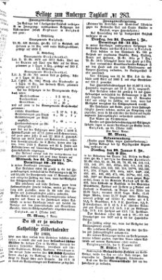 Amberger Tagblatt Samstag 7. Dezember 1867