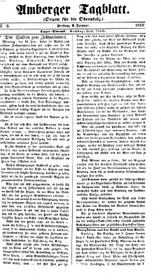 Amberger Tagblatt Freitag 3. Januar 1868