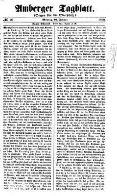 Amberger Tagblatt Montag 20. Januar 1868