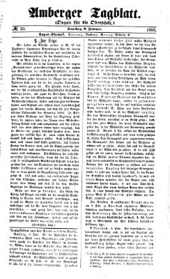 Amberger Tagblatt Samstag 8. Februar 1868