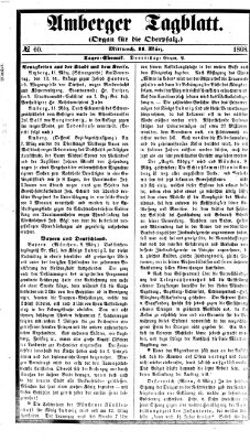 Amberger Tagblatt Mittwoch 11. März 1868