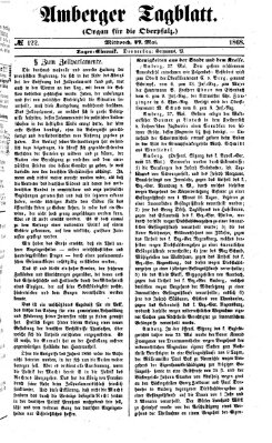 Amberger Tagblatt Mittwoch 27. Mai 1868