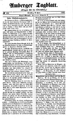 Amberger Tagblatt Dienstag 9. Juni 1868