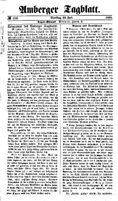 Amberger Tagblatt Dienstag 14. Juli 1868