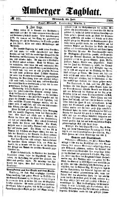 Amberger Tagblatt Mittwoch 15. Juli 1868