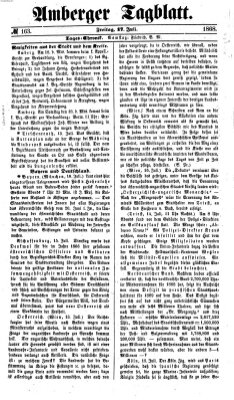 Amberger Tagblatt Freitag 17. Juli 1868