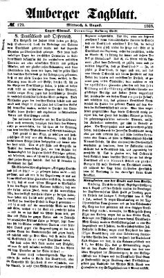 Amberger Tagblatt Mittwoch 5. August 1868