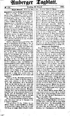 Amberger Tagblatt Samstag 29. August 1868