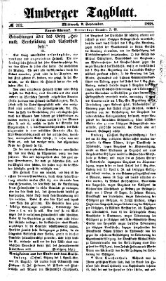 Amberger Tagblatt Mittwoch 2. September 1868